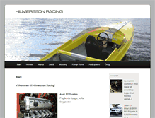 Tablet Screenshot of hilmersson-racing.com